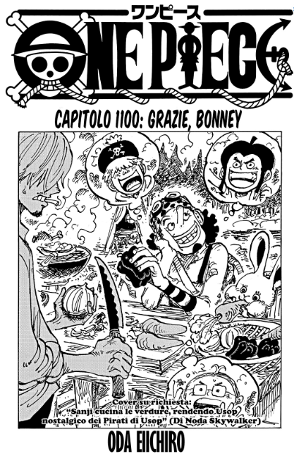 Copertina One Piece capitolo 1100