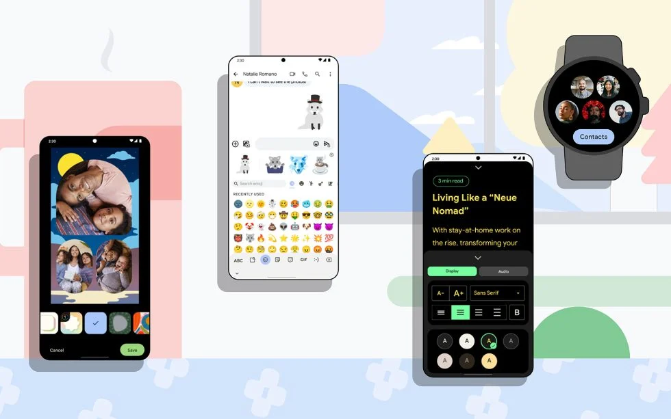 Dispositivi Android in mostra