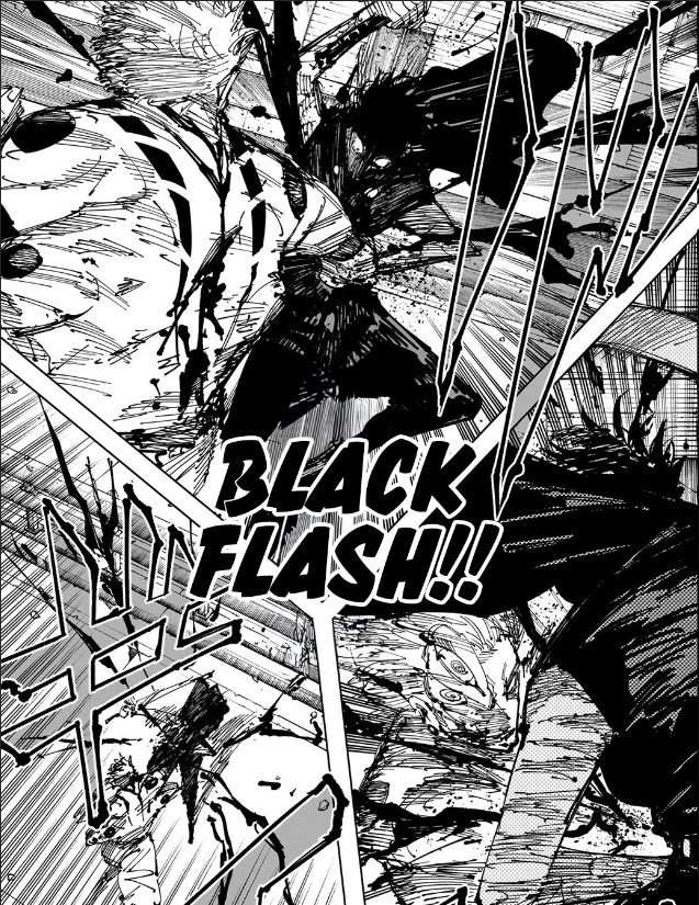 Sukuna colpisce