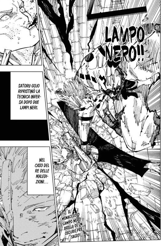 Sukuna usa ancora il Lampo Nero