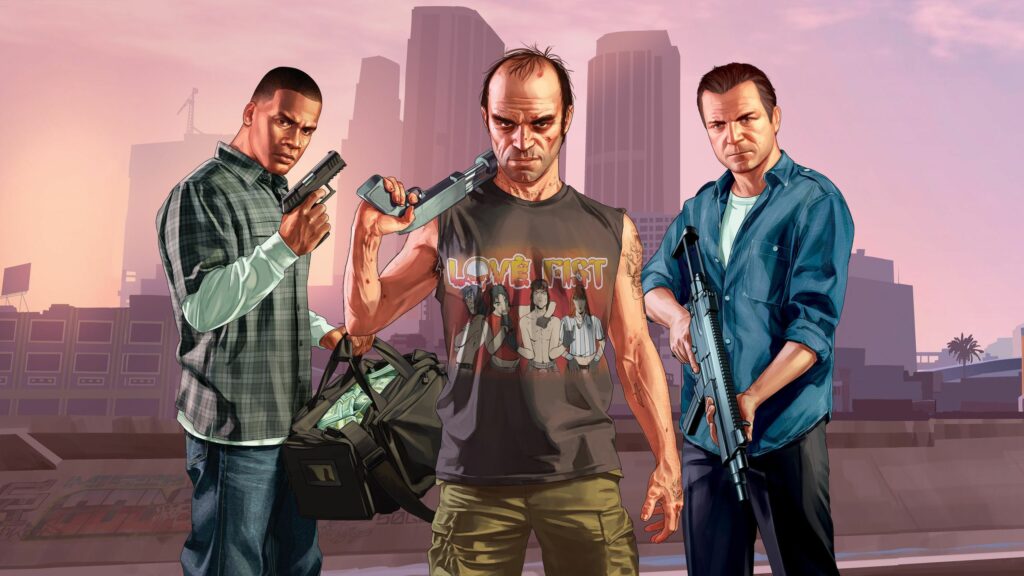 GTA5 ed i tre protagonisti indimenticabili