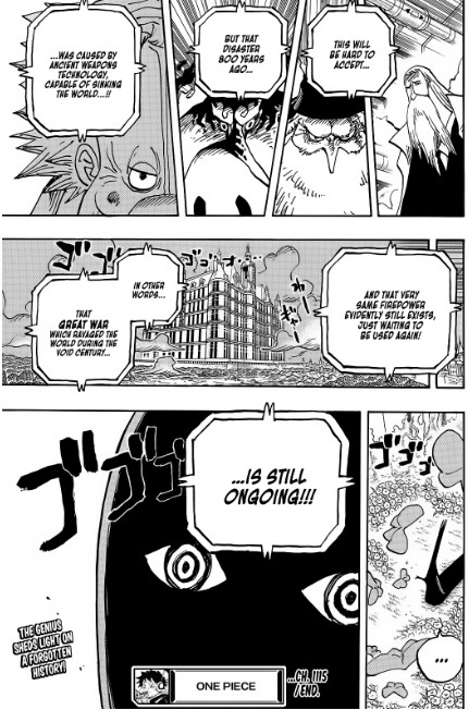 One Piece 1115 fine capitolo