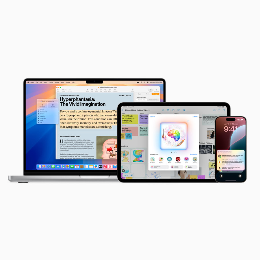Arriva Apple Intelligence per iPhone, iPad e Mac
