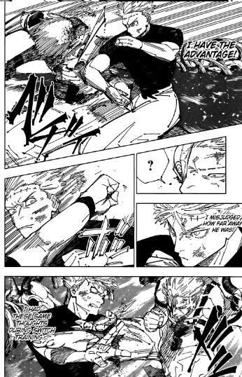 La battaglia tra Yuta/Gojo e Sukuna prosegue