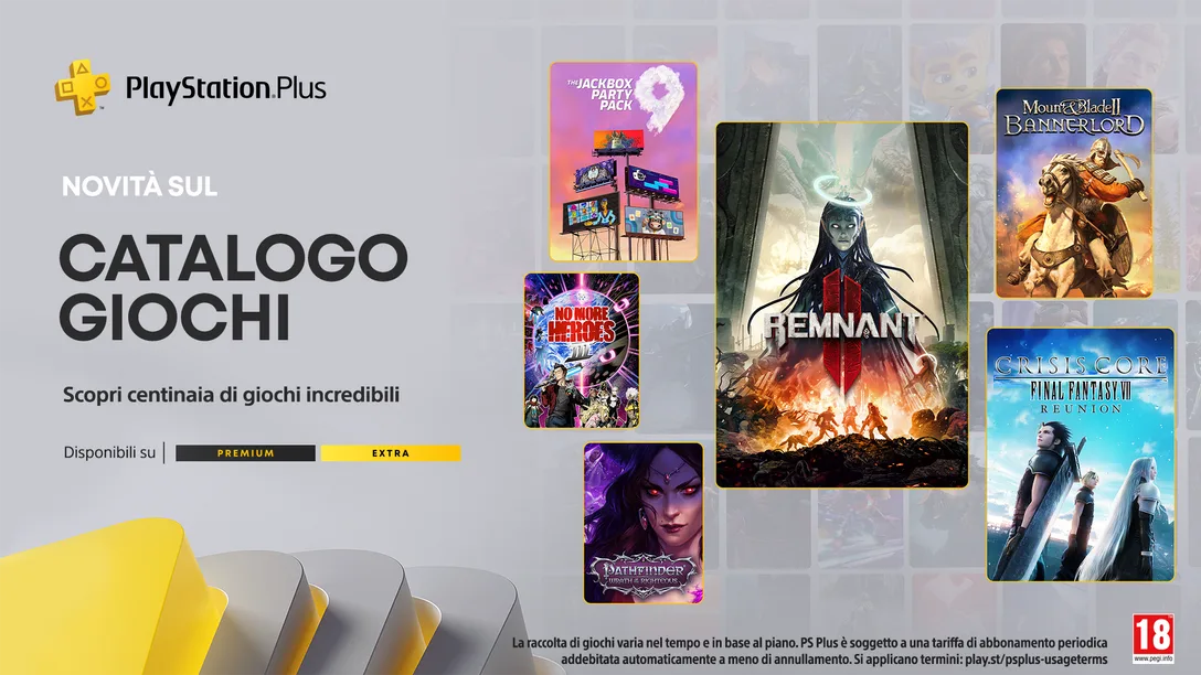 PS Plus Giochi Extra e Premium Luglio 2024