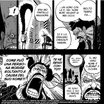 Vegapunk e Clover discutono