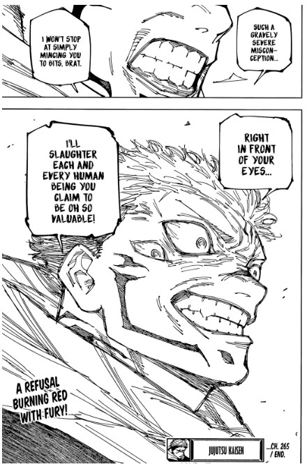 E il rifiuto di Sukuna