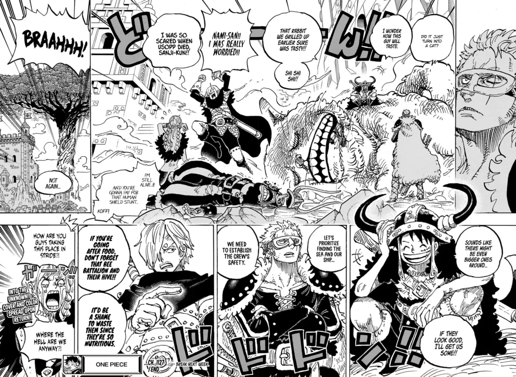 Luffy, Zoro e Sanji alla riscossa