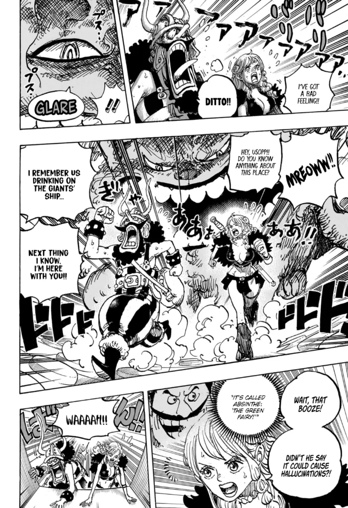 Nami e Usopp alle prese coi nemici