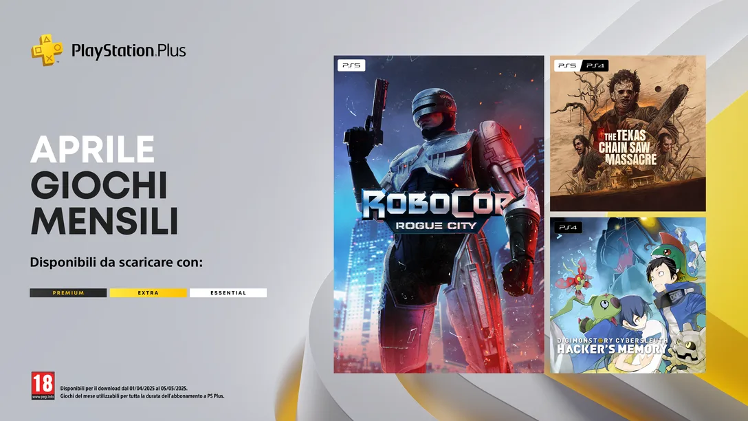 Giochi PS Plus Aprile 2025