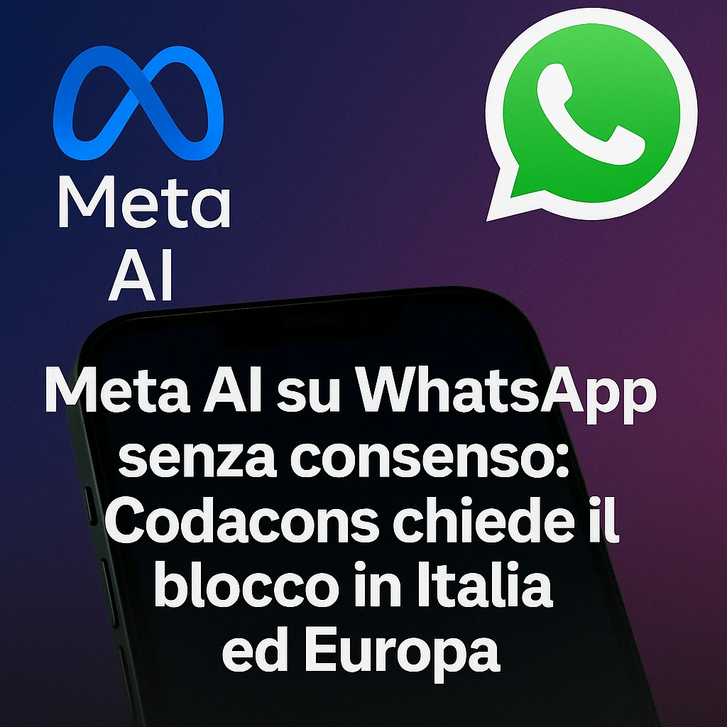 Codacons Contro Meta AI su WhatsApp