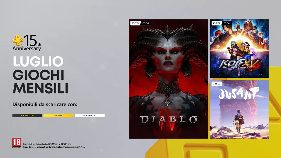 Giochi PS Plus Luglio 2025