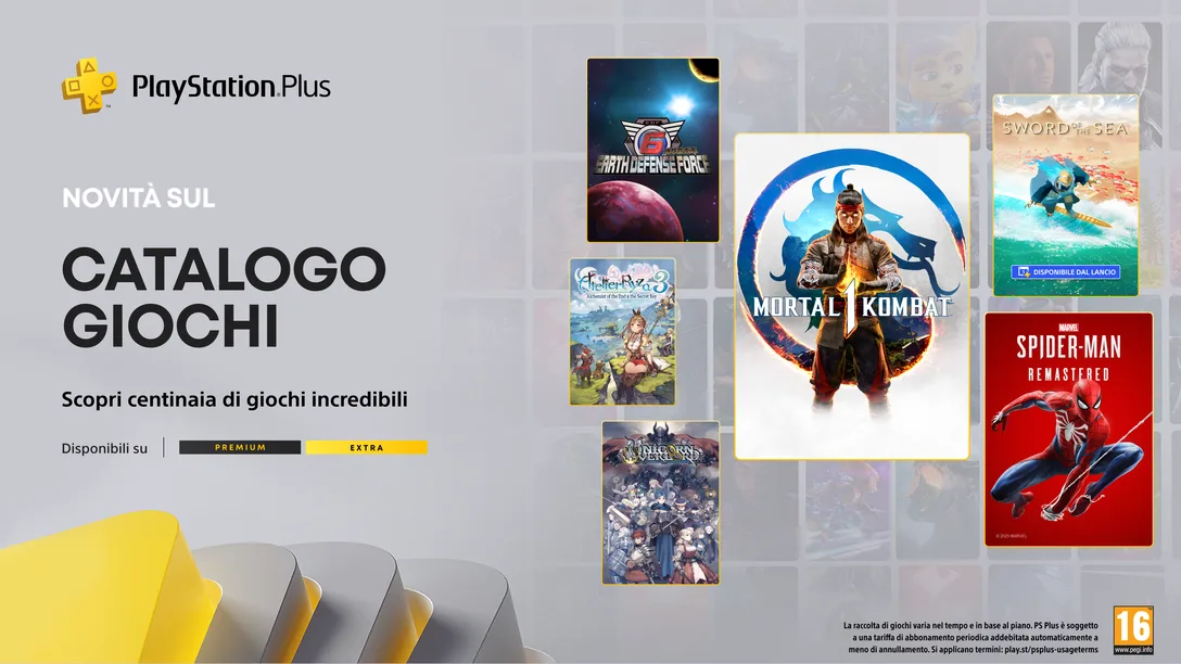 Giochi PS Plus Extra e Premium Agosto 2025