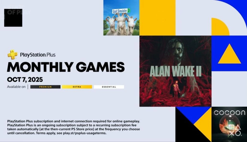 Giochi PSPlus Ottobre 2025