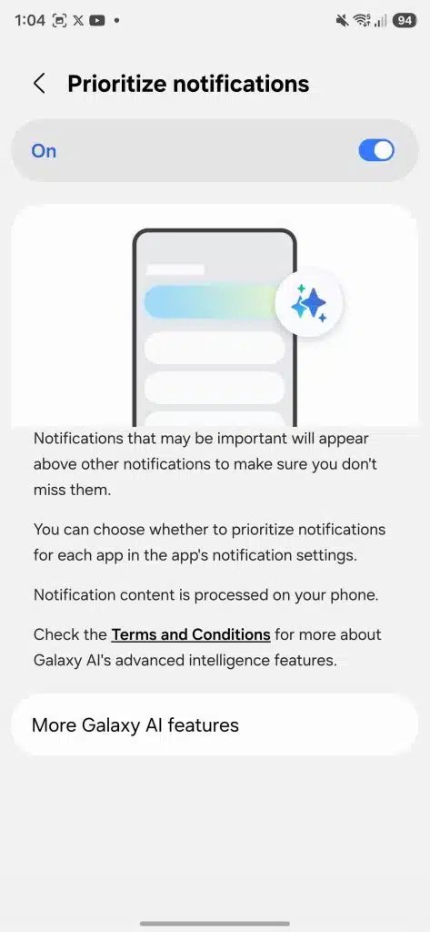 La nuova gestione delle notifiche