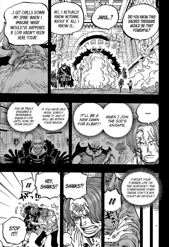 L'odio di Shanks per i Draghi Celesti ed i Cavalieri Divini