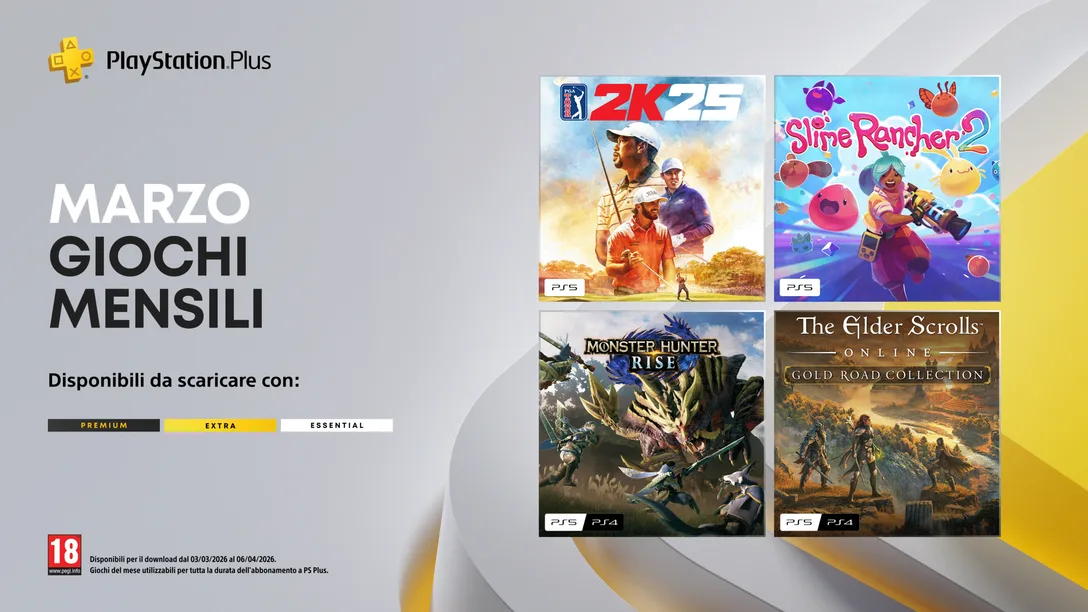 Giochi PS Plus Marzo 2026