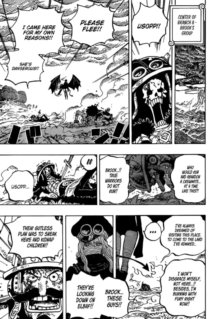 Brook e Usopp affrontano Imu