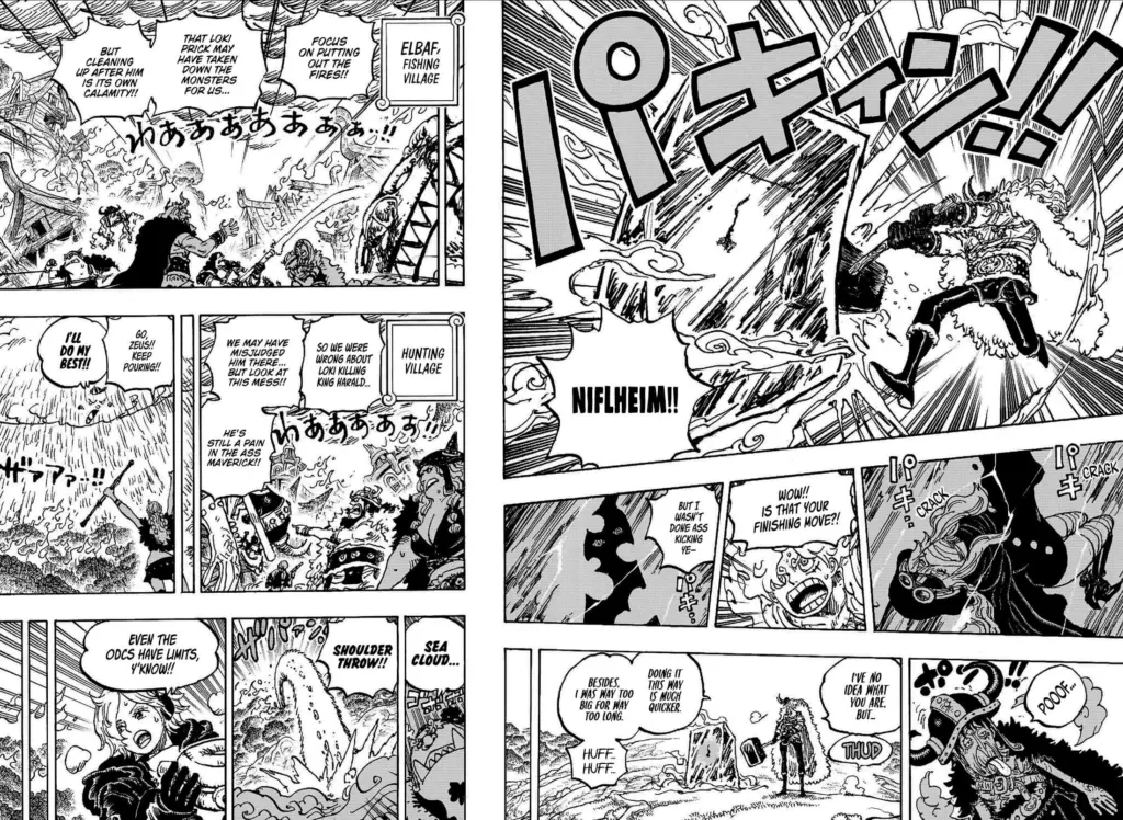 Loki e Luffy imprigionano Imu/Gunko