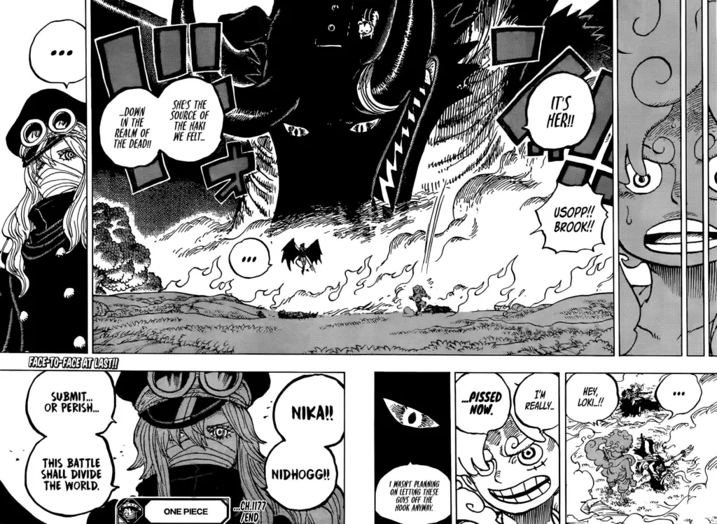 Luffy e Loki faccia a faccia con Imu
