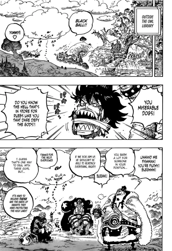 Sanji, Franky e Jimbe bloccano la rigenerazione di Killingham