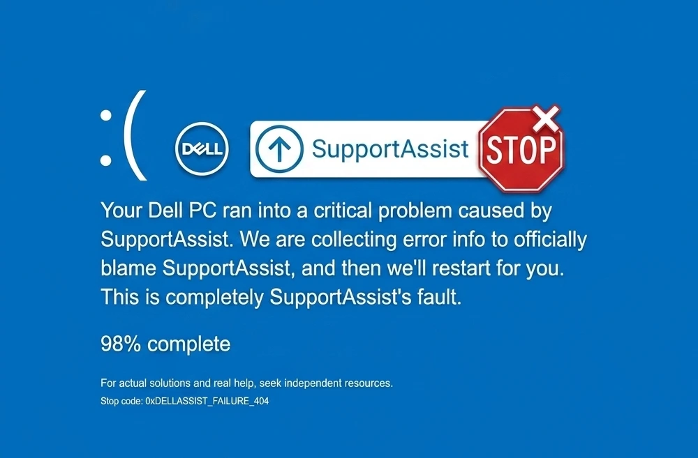 Dell Support Assistant rompe i PC Dell
