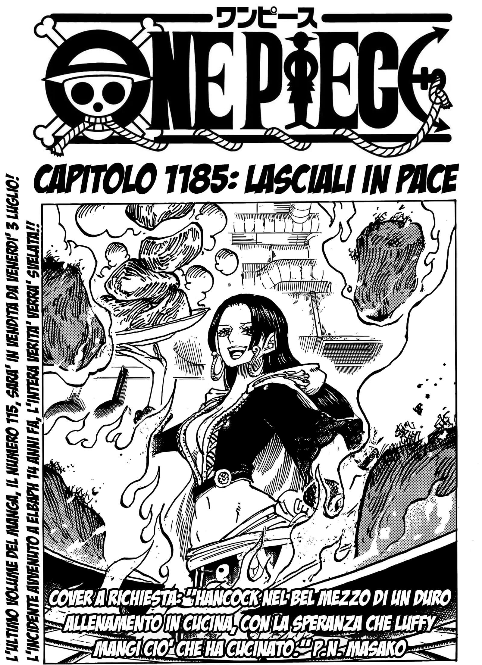 One Piece 1185 - Copertina