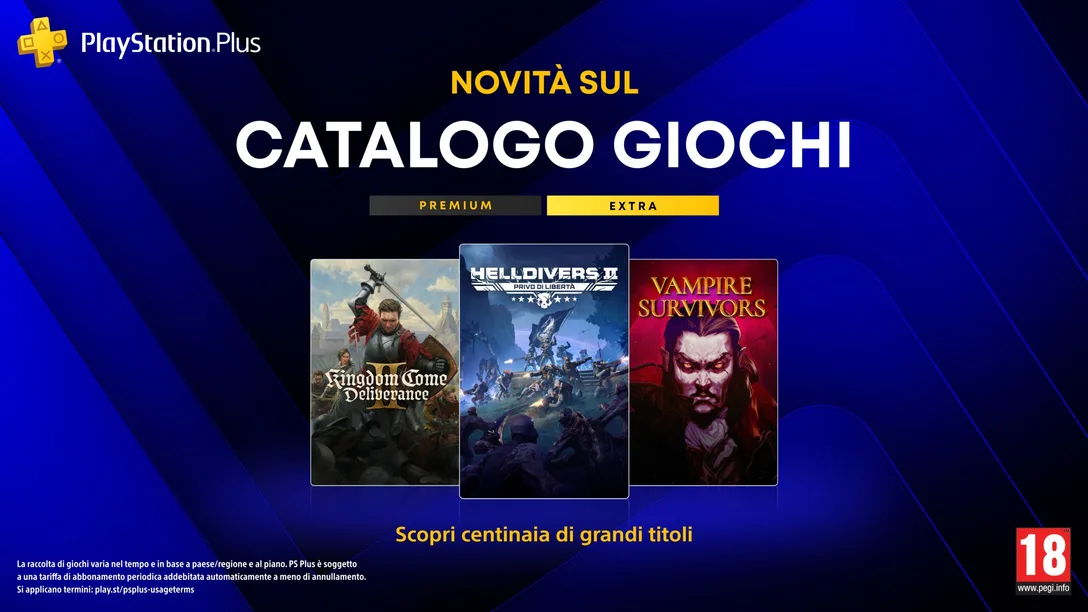 Giochi PSPlus Extra e Premium Agosto 2026