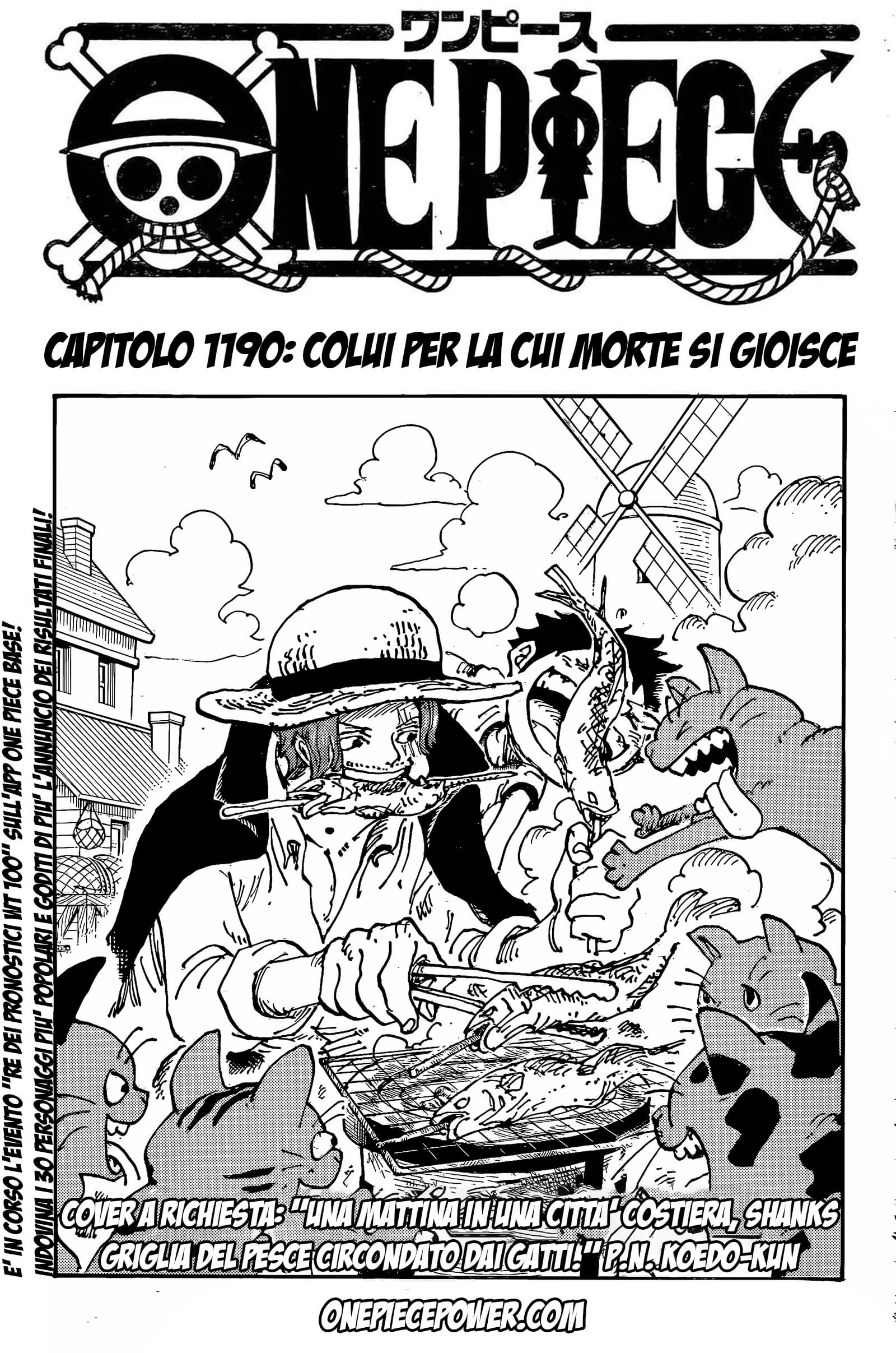One Piece 1190 - Copertina
