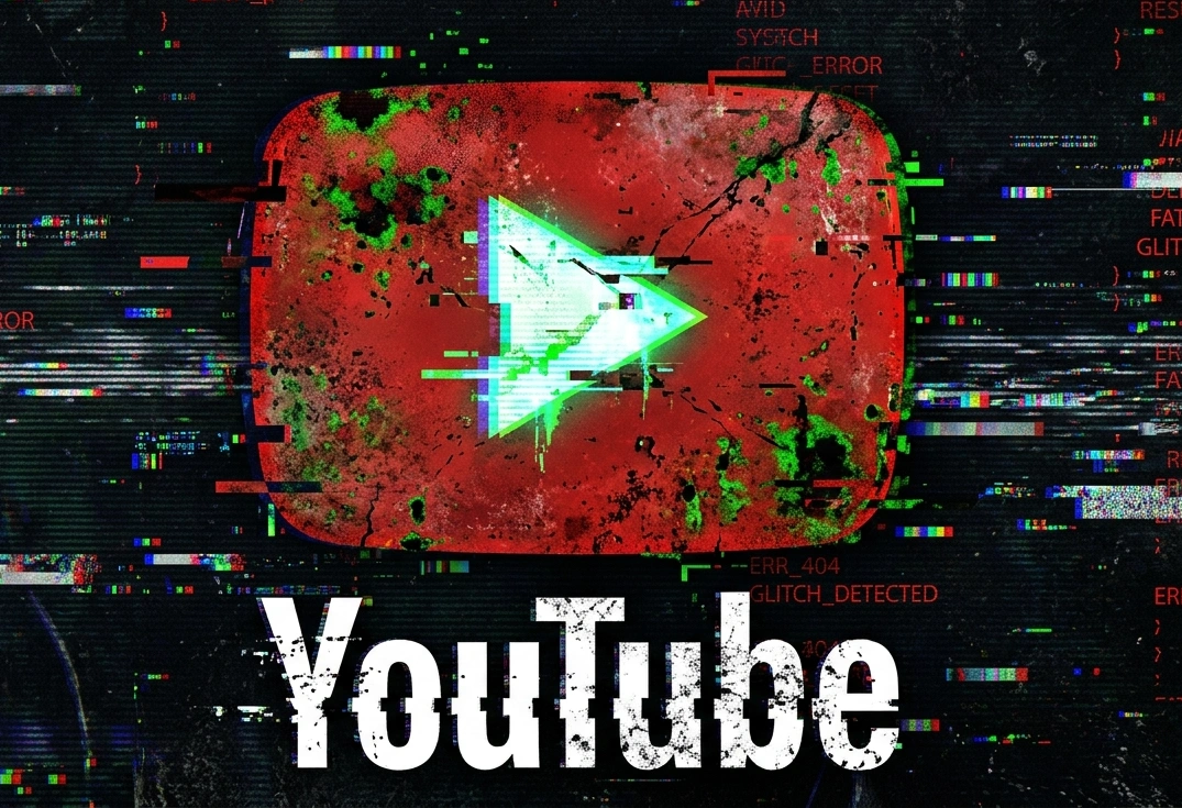 YouTube danneggiato e malato
