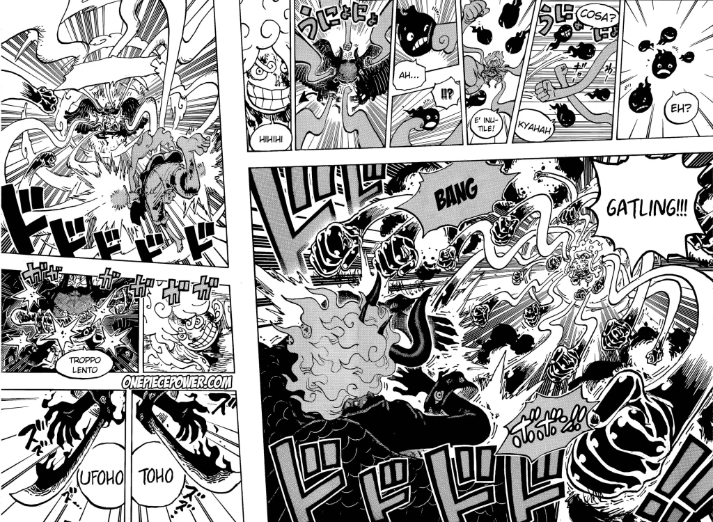 Luffy attacca Imu