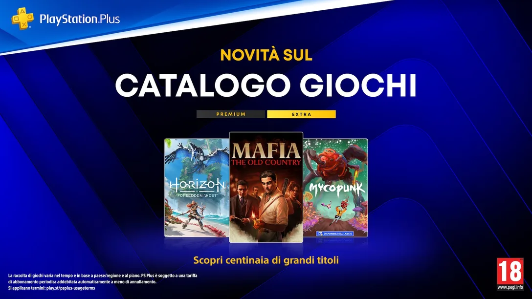 Giochi PS Plus Extra e Premium Ottobre 2026