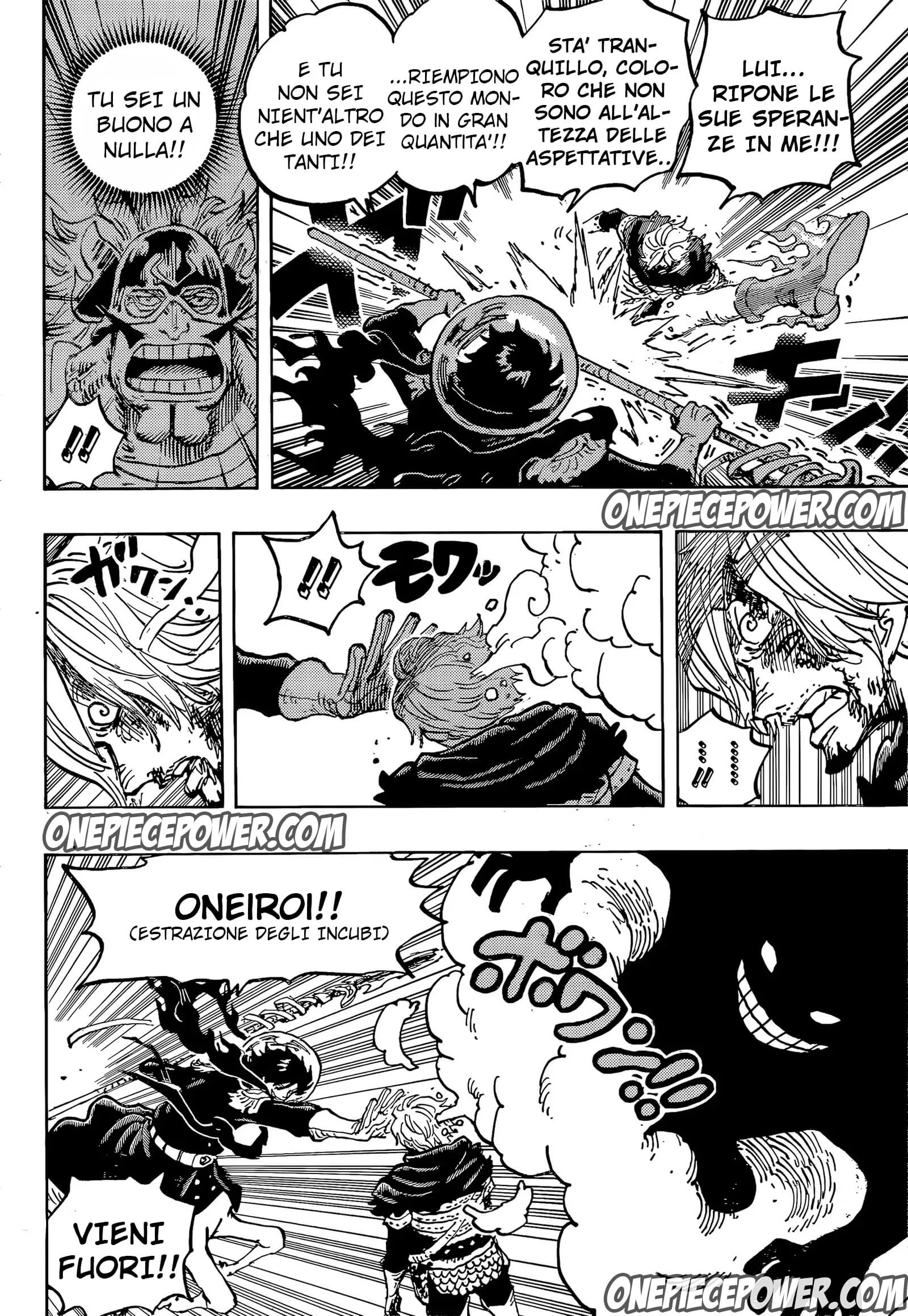 Killingham estrae l'incubo di Sanji