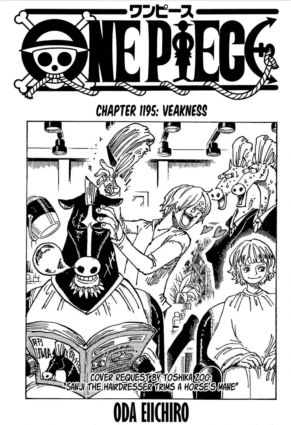 One Piece 1195 - Copertina