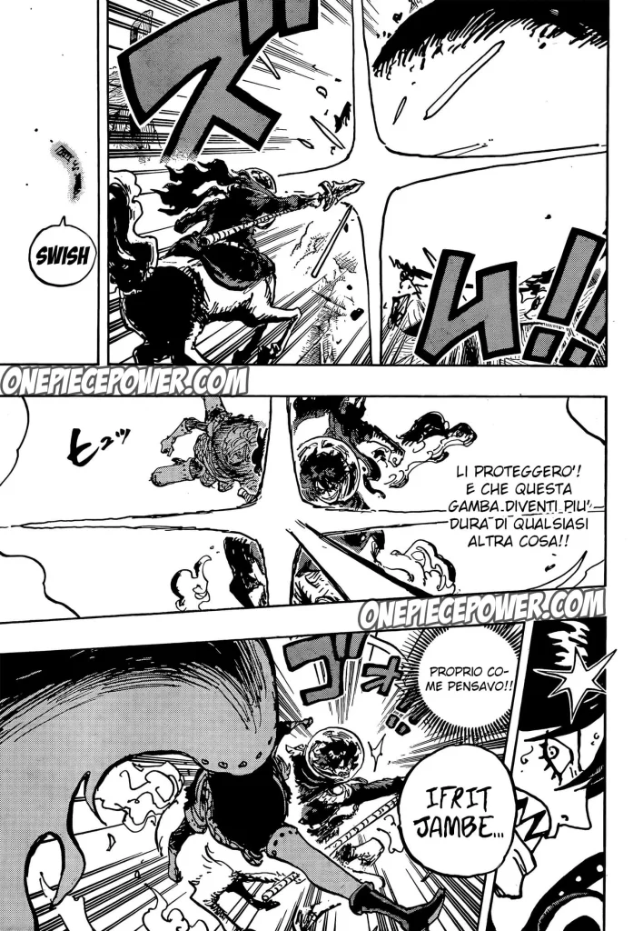 Sanji colpisce Killingham